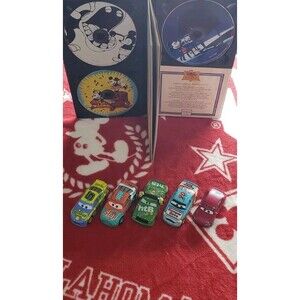 Disney Pixar Cars Piston Cup 5-Pack with Lane Locke #5 Exclusive 1:55 scale RARE